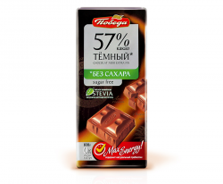 Шоколад "Темный без сахара 57 %" Победа 100 гр/20 шт