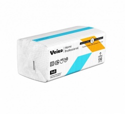 Полотенца листовые V-сложения KV32-132 Veiro Professional Home 2сл. 132 листа, 1/ 20 штук